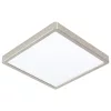 LED panel , falon kívüli , 16.5W , CCT , dimmelhető , 21 x 21 cm , négyzet , matt nikkel , IP44 , EGLO Connect.Z , Zigbee , FUEVA-Z , 900115
