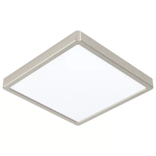 LED panel , falon kívüli , 19.5W , CCT , dimmelhető , 28.5 x 28.5 cm , négyzet , matt nikkel , IP44 , EGLO Connect.Z , Zigbee , FUEVA-Z , 98852