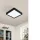 LED panel , falon kívüli , 16.5W , CCT , dimmelhető , 21 x 21 cm  , négyzet , fekete , IP44 , EGLO Connect.Z , Zigbee , FUEVA-Z , 900109