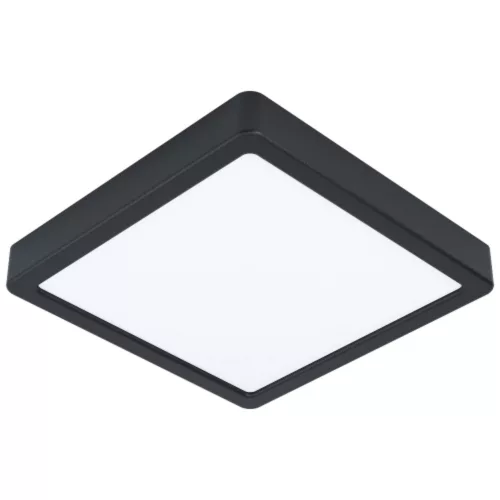LED panel , falon kívüli , 16.5W , CCT , dimmelhető , 21 x 21 cm  , négyzet , fekete , IP44 , EGLO Connect.Z , Zigbee , FUEVA-Z , 900109
