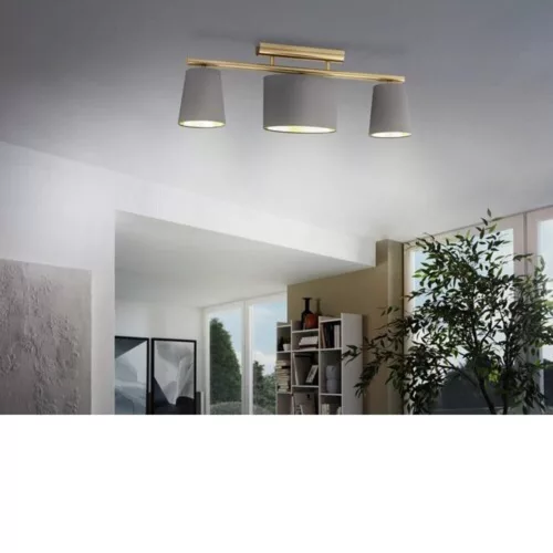 EGLO , 99486 , ALMEIDA 2 , mennyezeti lámpa , E14 , 3X40W , IP20 , cappuccino, réz