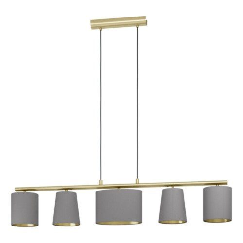 EGLO , 99487 , ALMEIDA 2 , függeszték , E14 , 5X40W , IP20 , cappuccino, réz