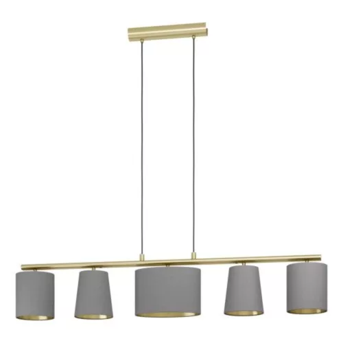 EGLO , 99487 , ALMEIDA 2 , függeszték , E14 , 5X40W , IP20 , cappuccino, réz