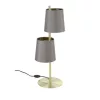 EGLO , 99611 , ALMEIDA 2 , asztali lámpa , E27 , 2X40W , IP20 , cappuccino, réz
