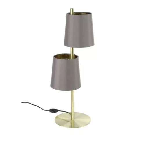 EGLO , 99611 , ALMEIDA 2 , asztali lámpa , E27 , 2X40W , IP20 , cappuccino, réz