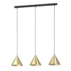 EGLO, 99592, NARICES, lampă suspendată, E27, 3X40W, IP20, periat alamă, auriu