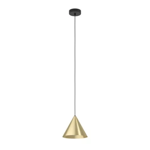 EGLO, 99591, NARICES, lampă suspendată, E27, 1X40W, IP20, periat alamă, auriu