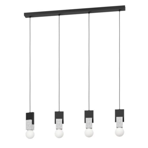 EGLO , 99532 , LOBATIA , függeszték , E27 , 4X40W , IP20 , szürke, fehér