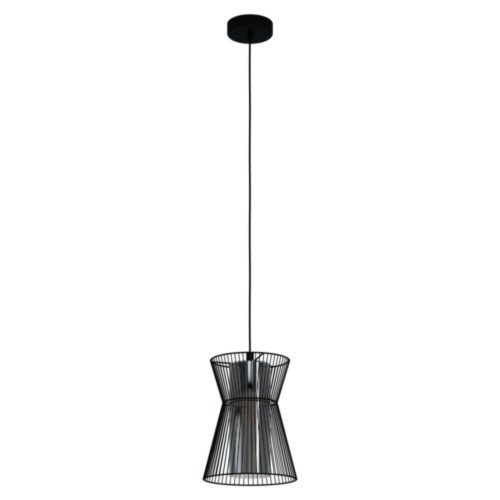 EGLO , 99633 , MASETA , függeszték , E27 , 1X40W , IP20 , fekete-átlátszó