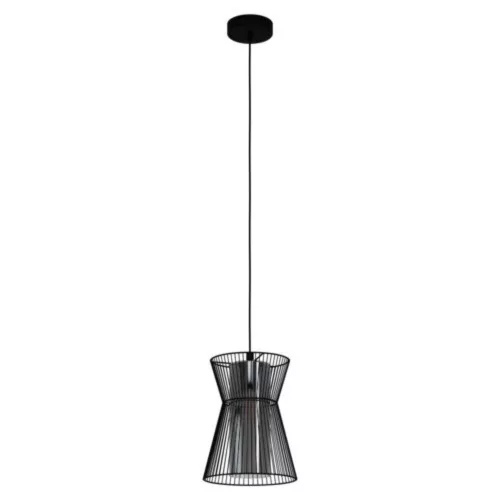 EGLO , 99633 , MASETA , függeszték , E27 , 1X40W , IP20 , fekete-átlátszó