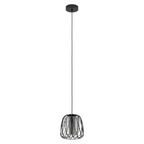 EGLO , 99705 , FLORESTA , függeszték , E27 , 1X40W , IP20 , fekete-átlátszó