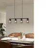 EGLO , 99707 , ZOCABON , függeszték , E27 , 4X40W , IP20 , átlátszó