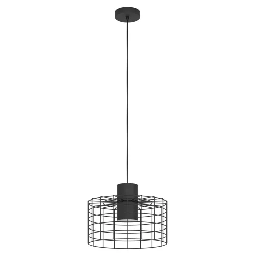 LED lámpa , függeszték , mennyezeti , 110cm , E27 foglalattal , 1 x 40W , fekete , EGLO , MILLIGAN , 43627