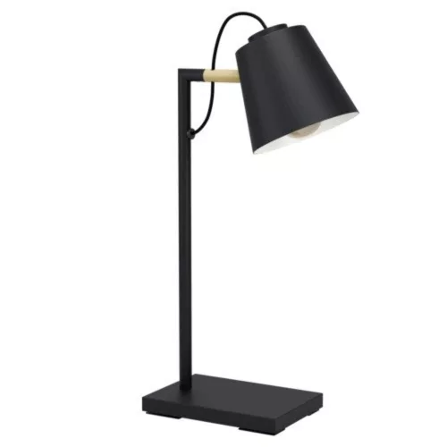 EGLO, 43613, LACEY, lampă de masă, E14, 1X40W, IP20, negru, crem