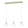 EGLO, 43634, COPLEY, lampă suspendată, E27, 3X40W, IP20, transparent