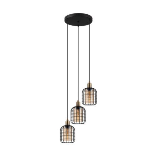 EGLO , 43499 , CHISLE , függeszték , E27 , 3X40W , IP20 , borostyán