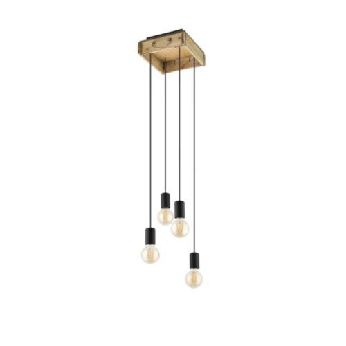 EGLO , 43591 , WOOTTON , függeszték , E27 , 4X40W , IP20