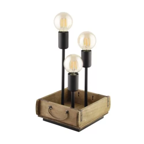 EGLO, 43594, WOOTTON, lampă de masă, E27, 3X40W, IP20