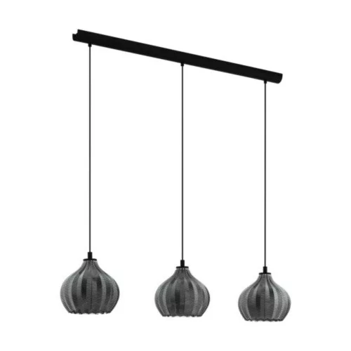 EGLO , 43577 , TAMALLAT , függeszték , E27 , 3X40W , IP20 , fekete-átlátszó