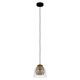 EGLO , 390037 , JAZMINIA , függeszték , E27 , 1X40W , IP20 , átlátszó