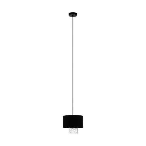 EGLO, 39977, SAPUARA, lampă suspendată, E27, 1X40W, IP20, negru, transparent