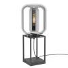 EGLO, 39988, BULCIAGO, lampă de masă, E27, 1X40W, IP20, negru-transparent
