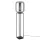 EGLO, 39989, BULCIAGO, lampadar, E27, 1X40W, IP20, negru-transparent