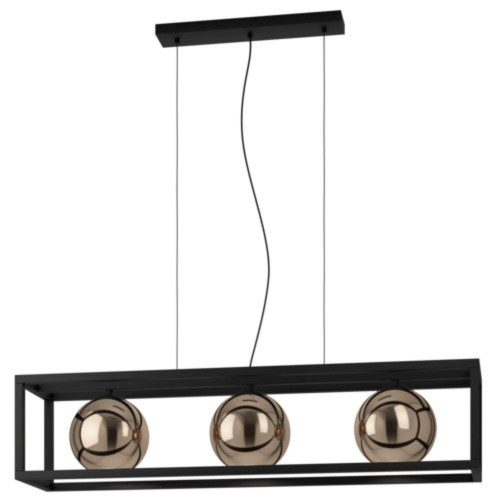 EGLO , 390091 , CORDOBA , függeszték , E27 , 3X40W , IP20 , vörösréz színű