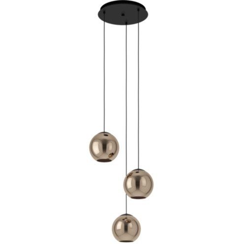 EGLO , 390094 , CORDOBA , függeszték , E27 , 3X40W , IP20 , vörösréz színű