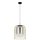 EGLO , 39695 , CAMINATA , függeszték , E27 , 1X40W , IP20 , fekete-átlátszó