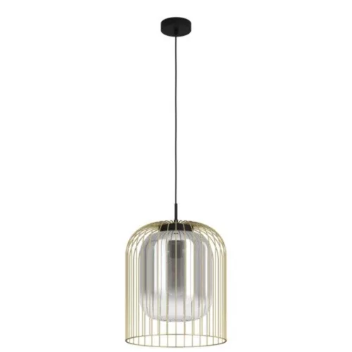 EGLO , 39695 , CAMINATA , függeszték , E27 , 1X40W , IP20 , fekete-átlátszó