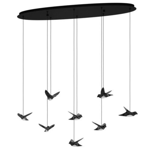 EGLO , 390055 , PARATEBUENO , függeszték , 3000 K , LED , 8X4,2W , Yes , IP20 , nikkel-néró, szatinált
