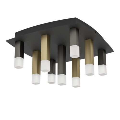 EGLO , 39905 , ESTANTERIOS , mennyezeti lámpa , 3000 K , LED , 9X3,1W , Yes , IP20 , szatinált