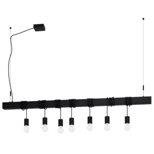 EGLO, 39938, TOWNSHEND-B, lampă suspendată, E27, 7X40W, IP20