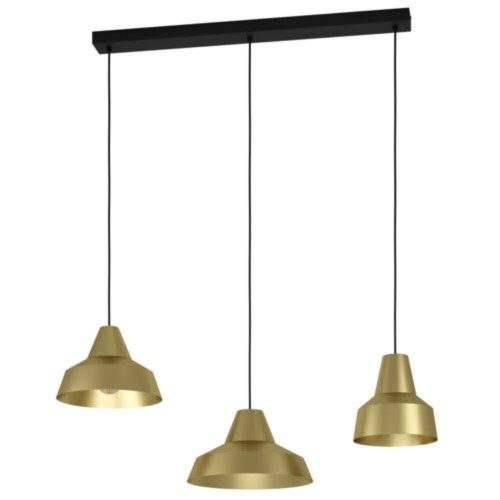 EGLO , 390016 , SAVARNA , függeszték , E27 , 3X40W , IP20 , arany színű