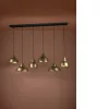 EGLO, 390017, SAVARNA, lampă suspendată, E27, 6X40W, IP20, auriu de culoare