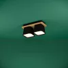 EGLO, 390007, RUSCIO, plafonieră, E27, 2X40W, IP20, negru, alb