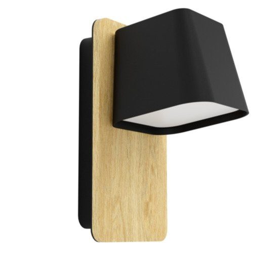 EGLO , 390009 , RUSCIO , fali lámpa , E27 , 1X40W , IP20 , fekete, fehér