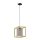 EGLO , 390107 , GRANADOS , függeszték , E27 , 1X25W , IP20 , cappuccino, fehér