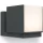 LED lámpatest , oldalfali , 12W , természetes fehér , szürke , kültéri , IP54 , LUTEC , CUBA