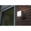 LED lámpatest , oldalfali , 12W , természetes fehér , szürke , kültéri , IP54 , LUTEC , CUBA
