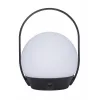 corp de iluminat LED , portabil , de masă , 3.3W , RGB , CCT , reglabil , negru , interior/exterior , IP54 , LUTEC CONNECT , CARDI