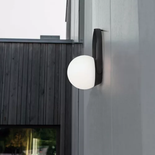 corp de iluminat LED , portabil , de masă , 3.3W , RGB , CCT , reglabil , negru , interior/exterior , IP54 , LUTEC CONNECT , CARDI