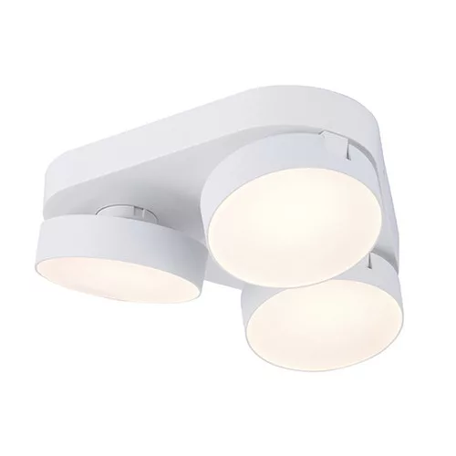 LED lámpatest , 3 x spot , billenthető , 24W , CCT , dimmelhető , fehér , LUTEC CONNECT , STANOS