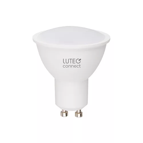 lampă LED , bec , spot , GU10 , 4.7 Watt , RGB, CCT, reglabil , LUTEC CONNECT