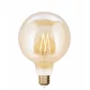 LED lámpa , égő , izzószálas hatás , filament , gömb , E27 foglalat , G125 , 7.5W , dimmelhető , CCT , LUTEC CONNECT