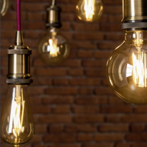 LED lámpa , égő , izzószálas hatás , filament , gömb , E27 foglalat , G125 , 7.5W , dimmelhető , CCT , LUTEC CONNECT