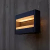 LED lámpatest , oldalfali , billenthető , 15W , meleg fehér , szürke , kültéri , IP44 , LUTEC , Conroy