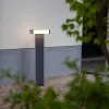 corp de iluminat LED , lampă de podea , orientabil , 17.8W , cald alb , gri , exterior , IP44 , LUTEC , Conroy