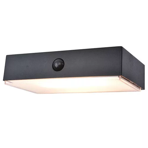 LED lámpatest , oldalfali , napelemes , 5W , CCT , dimmelhető , mozgásérzékelős , kültéri , IP54 , LUTEC CONNECT , FADI